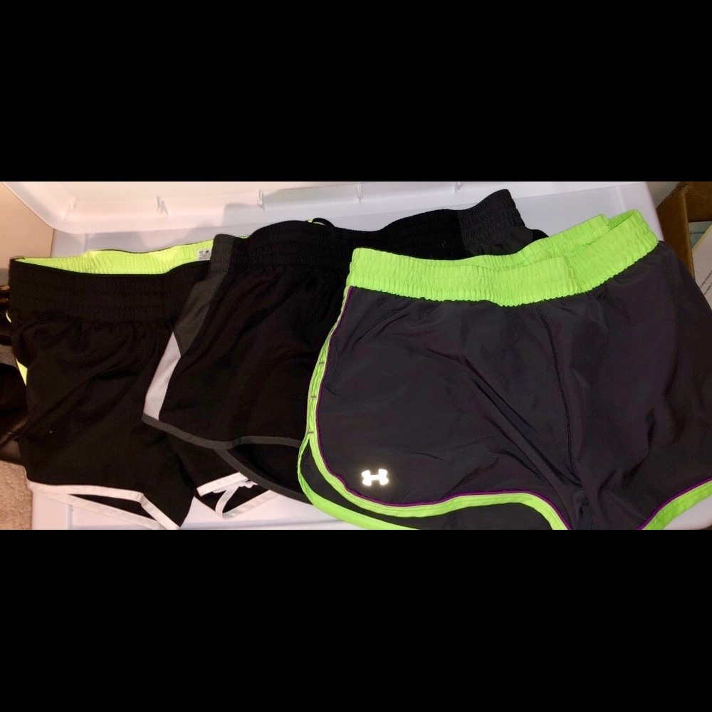 Workout shorts- under armour; Nike; fitness